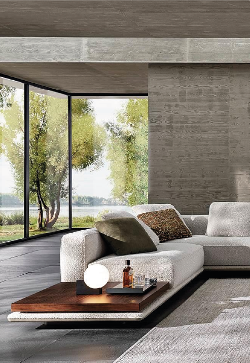 Minotti Horizonte detail open end